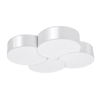 Circle - Lámpara de techo blanco cloruro de polivinilo  alt. 12 cm