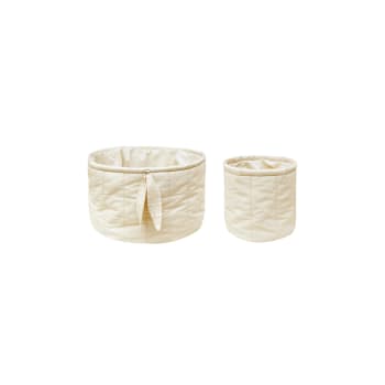 Paralume Cono In Tessuto Cotone E PVC, Fatto A Mano Per Lampada Da Tavolo O Piantana, 20 Cm