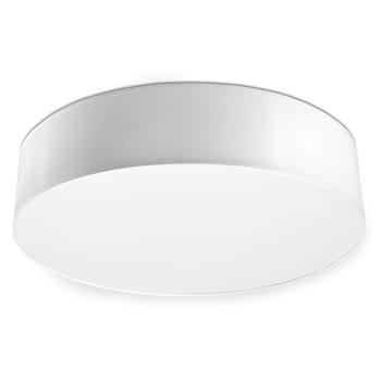 Arena - Lámpara de techo blanco cloruro de polivinilo  alt. 11 cm