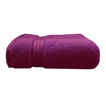 Drap de bain  pur coton violet 100x150