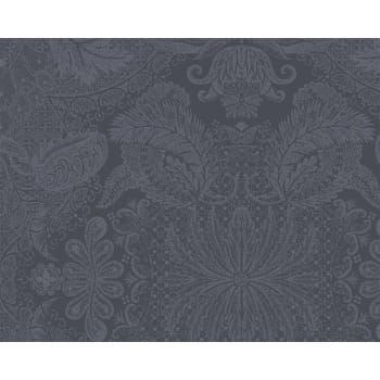 Mille isaphire zinc - Set  pur coton gris 40X50