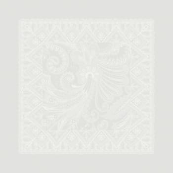 Grace perle - Serviette  pur coton gris 54X54
