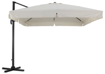 SUNNY - Remplacement de tissu pour parasol excentrique 300x300cm ecru