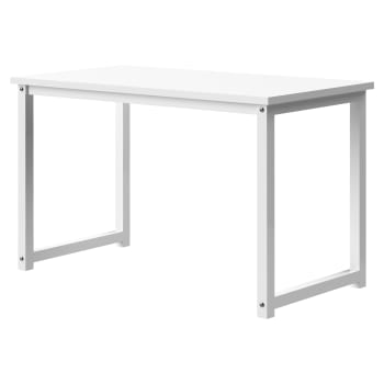MALMÖ - Schreibtisch Computertisch Tisch Bürotisch Weiß 120x60 cm,MDF