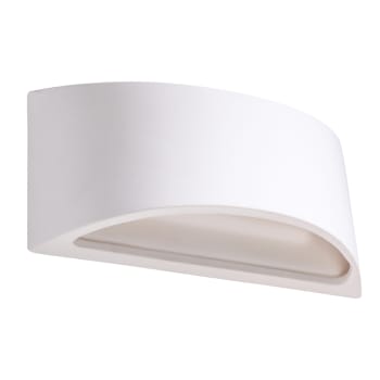 Vixen - Lámpara de pared blanco cerámica  alt. 14 cm