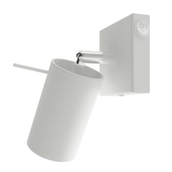 Ring - Lámpara de pared blanco acero  alt. 16 cm