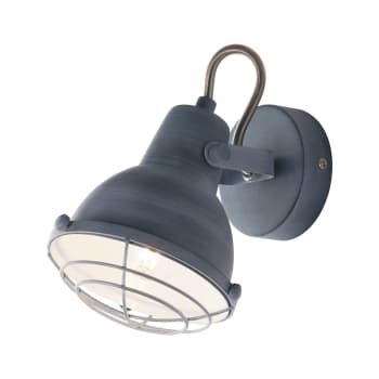 ALPINALUZ Aplique De Pared LED De Aluminio Blanco Diseño Moderno Nórdico Con Foco Orientable