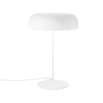 Iceman - Lámpara de mesa de metal blanco 45x30 cm.