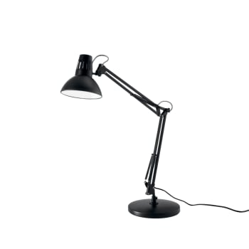 Artifex - Lampada da tavolo regolabile in metallo nero