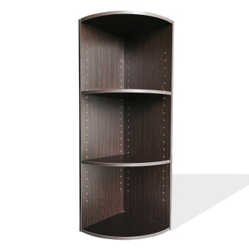 Relaxdays Libreria Scaffale, Mobile con 5 Ripiani, 158,5x60x30 cm, Metallo  & MDF, Mensole Moderne Industrial, Marrone