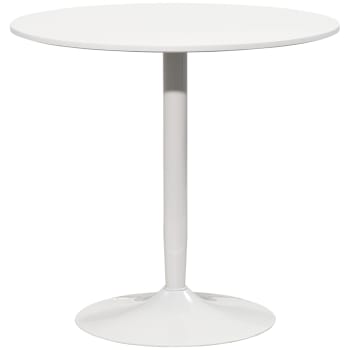 Mesa de comedor 80 x 80 x 75 cm color blanco