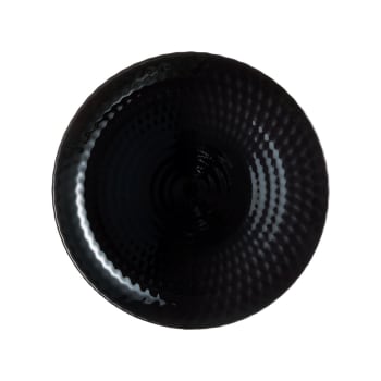 Pampille - Assiette plate noire 25 cm