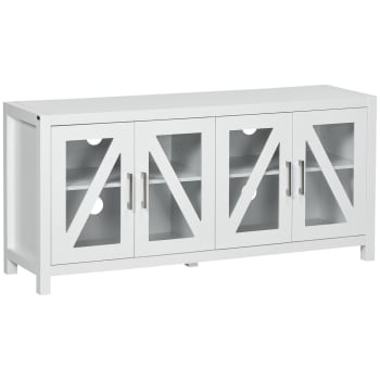 Mueble de tv color blanco 130 x 35 x 60 cm