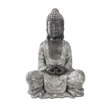 YOGA - Statuette Bouddha en résine bronze