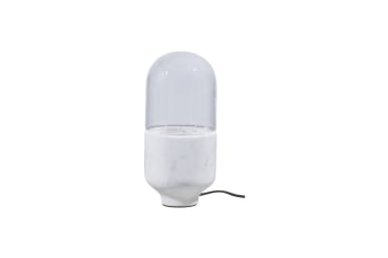 Asel - Lámpara de mármol blanco