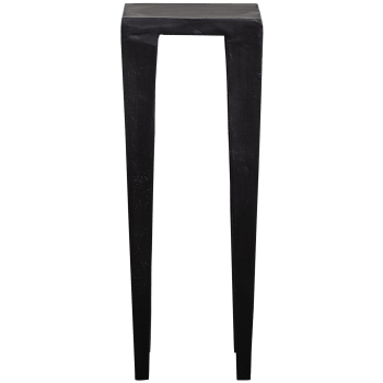 Claire - Table d'appoint haute en métal noir