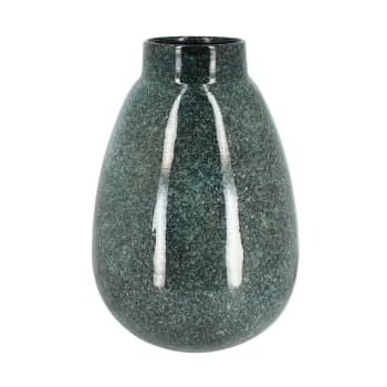 Iriz - Vase en métal effet marbre h30cm