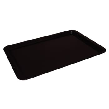 Plaque pâtisserie non-adhésive en acier carbone noir 48,2x30,5cm