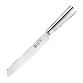 Couteau à pain professionnel en inox gris l 20 cm