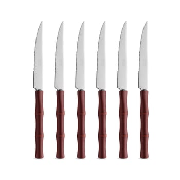 Coltelli da Bistecca Rodeo Set 6 realizzato in acciaio 18/10 215 mm