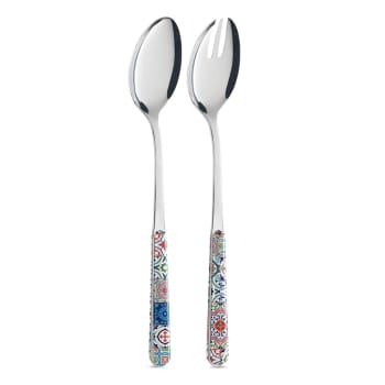 Bugatti Set Posate Ares Acciaio Dorato Con Manico Bianco  4 Pezzi Bugatti 167595 963asgd1004f004 2