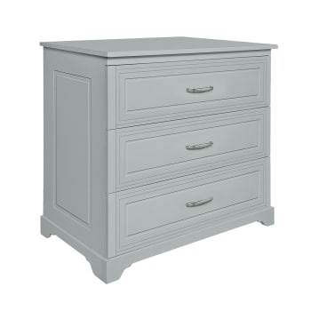 Melody - Commode 3 tiroirs gris