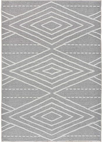 Tappeto etnico in rilievo beige, 120170 cm LUX