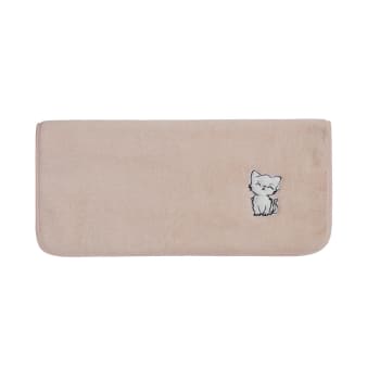 Baby soft minou miaou - Serviette de toilette en coton peigné zéro tw petale 50x90 cm