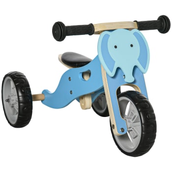 Bicicleta sin pedales 60 x 38 x 38 cm color azul
