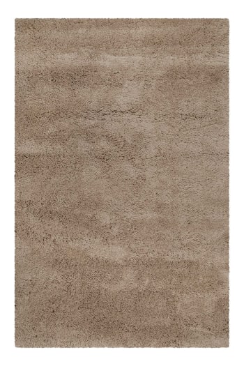 Tappeto a pelo corto in pura lana vergine color beige crema 90x160  Greenwood rug