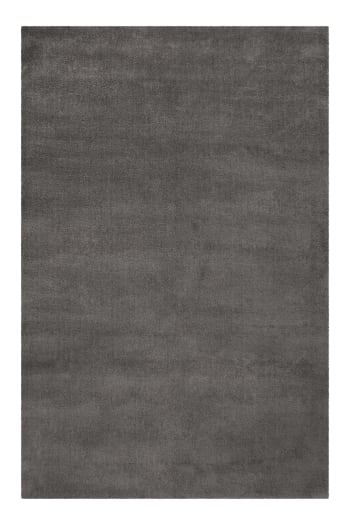 Greenwood rug - Teppich mit kurzem Flor, reine Schurwolle, Dunkelgrau, 170x240