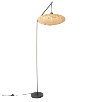 Ostrava - Lámpara de pie bambú natural 50 x 71.5 x 180    (cm)