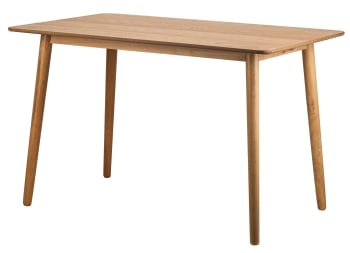 Mesa de comedor en madera de pino l120