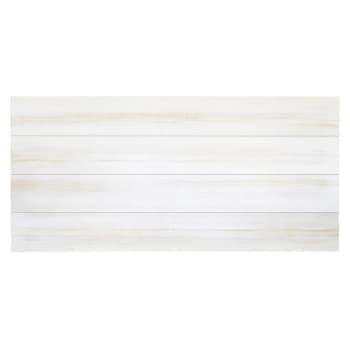Tête de lit en bois de pin couleur blanche décapé 160x80cm
