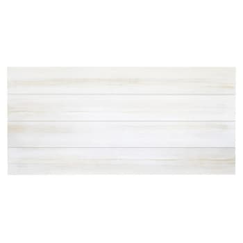 Testata del letto in legno decapato bianco 180x80cm