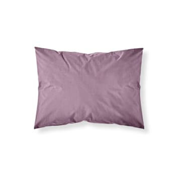 Taie d'oreiller figue 100% coton 57 fils 50 x 70 cm violet