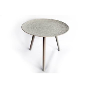 Mado - Table d'appoint ethnique mado gris
