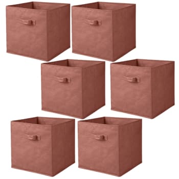 Lot de 8 cubes de rangement en kraft - Casâme