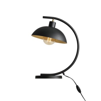 ESPACE - Lampe de table en métal noir