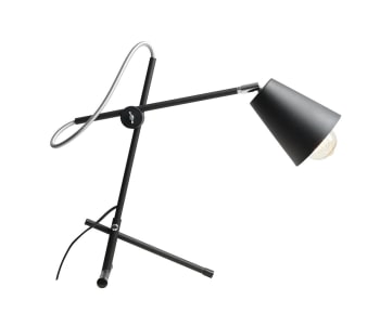 ART - Lampe de table en métal noir