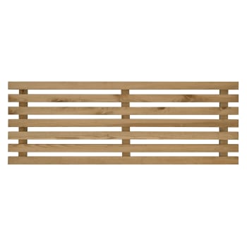 Bruma - Cabecero de madera maciza en tono envejecido de 160x73cm