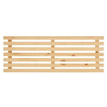 Bruma - Tête de lit en bois de pin couleur naturelle 180x73cm
