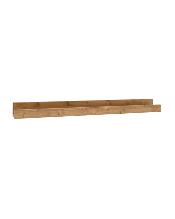 Estante de pared madera maciza acacia tablero balda flotante 110cm WOMO  DESIGN®