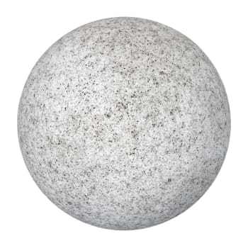 Lámpara exterior de granito gris de 50x50x50 cm