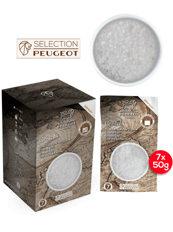 Sel blanc - Gros sel blanc de cuisine d'Allemagne 350g 7 sachets fraicheur de 50g