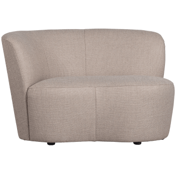 Stone - 1-Sitzer-Sofa links aus Webstoff, beige