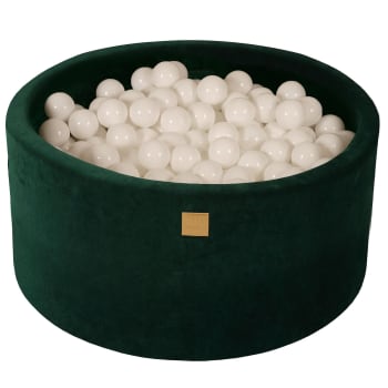 Verde oscuro piscina de bolas: Blanco H40cm