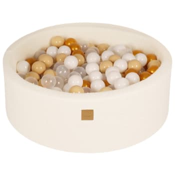 Blanc Piscine à Balles: Doré/Beige/Blanc/Transparent H30