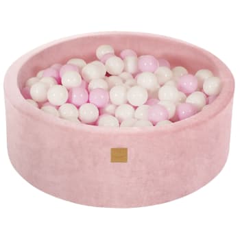 Rose in polvere Ball pit: Bianco/Rosa pastello H30cm