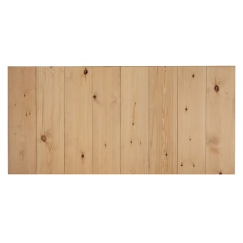 Flandes ii - Tête de lit en bois de pin marron 200x80cm